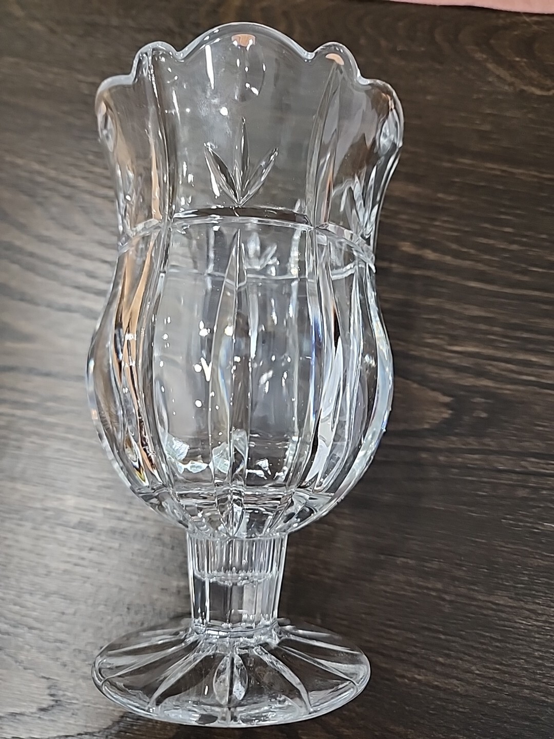 Crystal Pedestal Vase Crystal Pedestal Vase