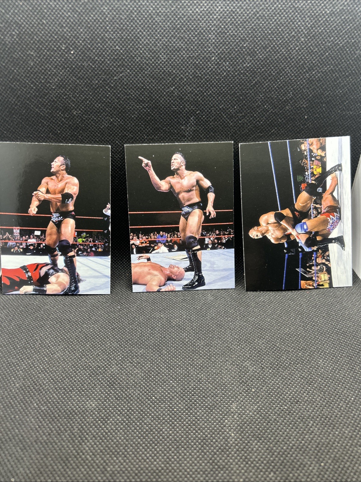2000 Comic Images WWF Rock Solid The People\'s Trading Cards 3 Card Lot