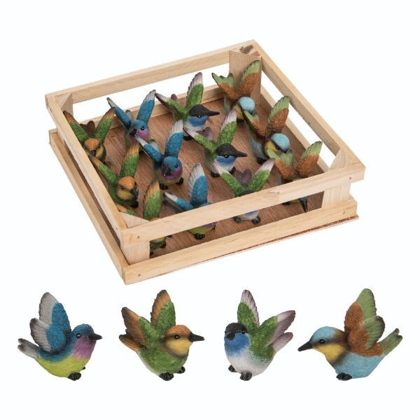 Mini Resin Hummingbird Figurines Set of 4 Only Mini Resin Hummingbird Figurines Set of 4 Only