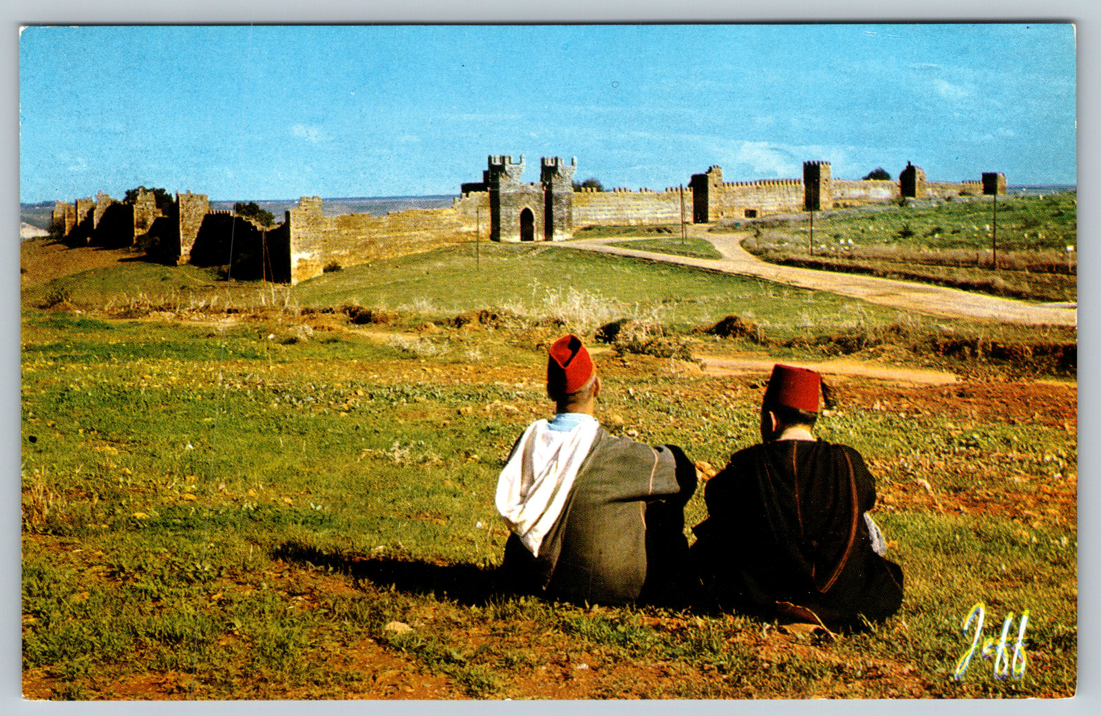 c1960s Rabat Look on the Chellah Jeff Vintage Postcard