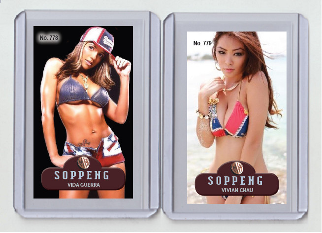 Vida Guerra rare MH Soppeng #'d x/3 Tobacco card no. 778