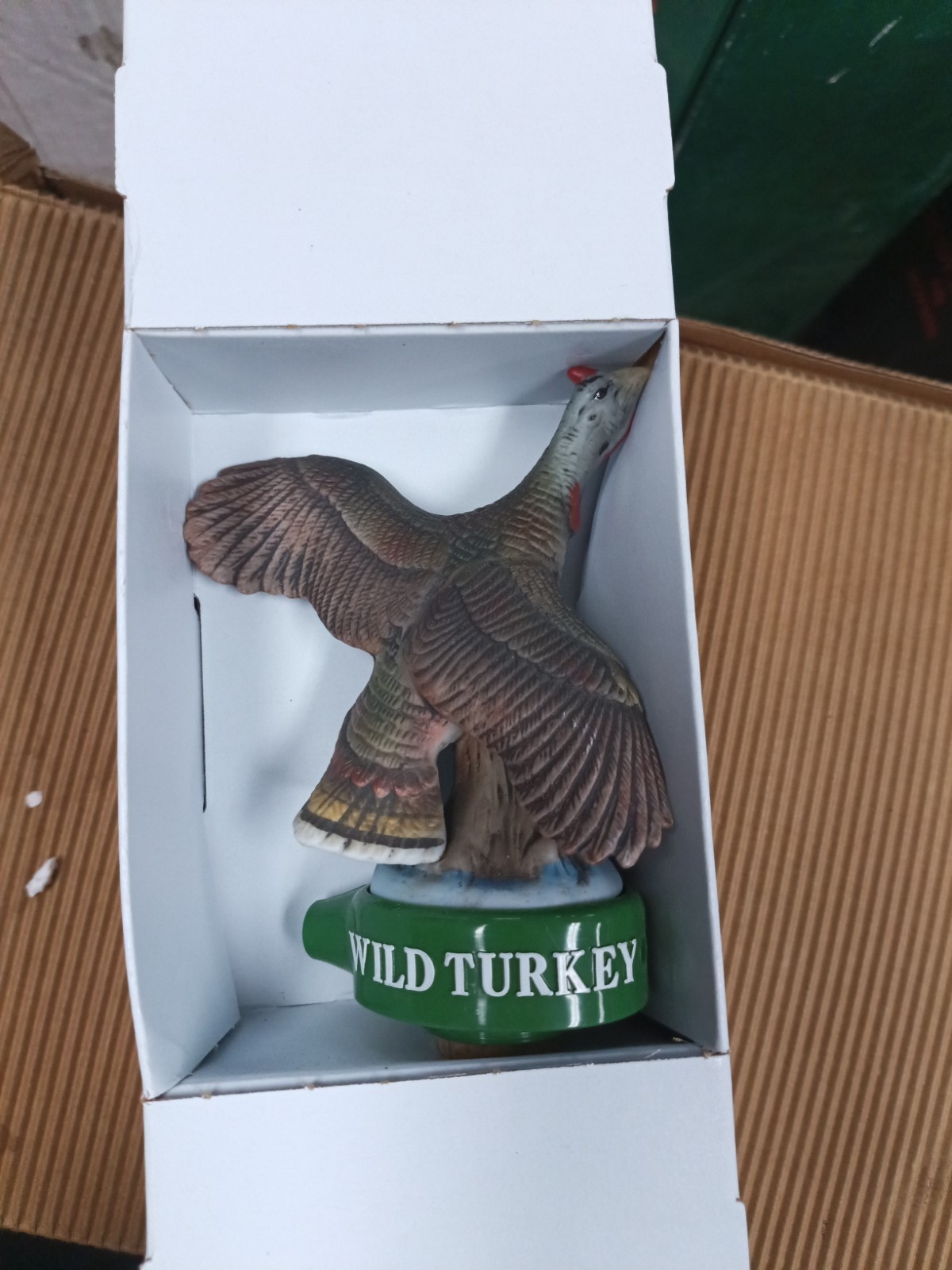 Vintage Wild Turkey Distillery Pourer Ceramic Collectible Barware