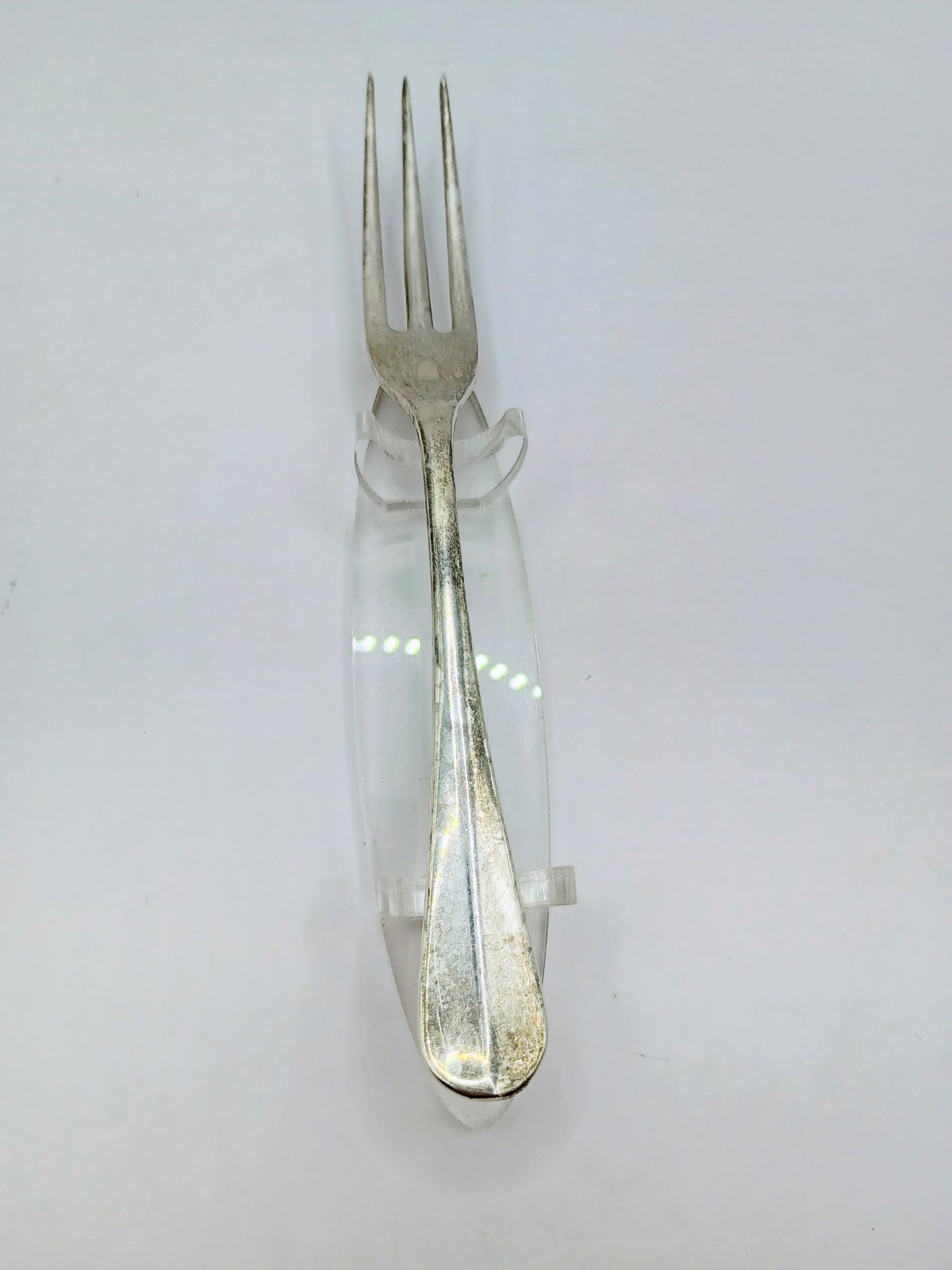 Tarnished Stieff Williamsburg Queen Anne Salad Fork 4CWXX