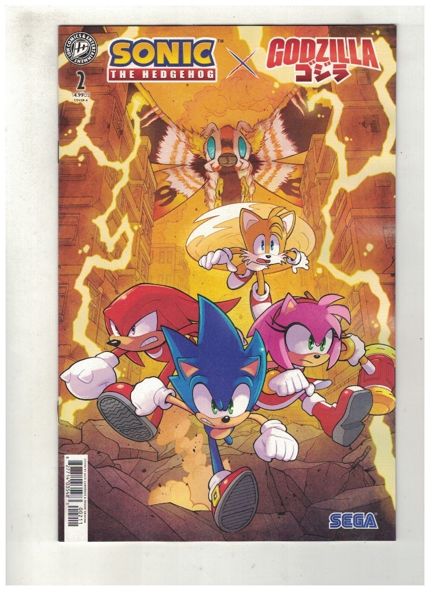 SONIC THE HEDGEHOG X GODZILLA #2 - JACK LAWRENCE MAIN COVER A - IDW/2026