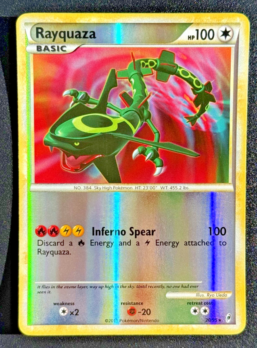 2011 Pokemon TCG Call of Legends Rayquaza Reverse Holo #20/95