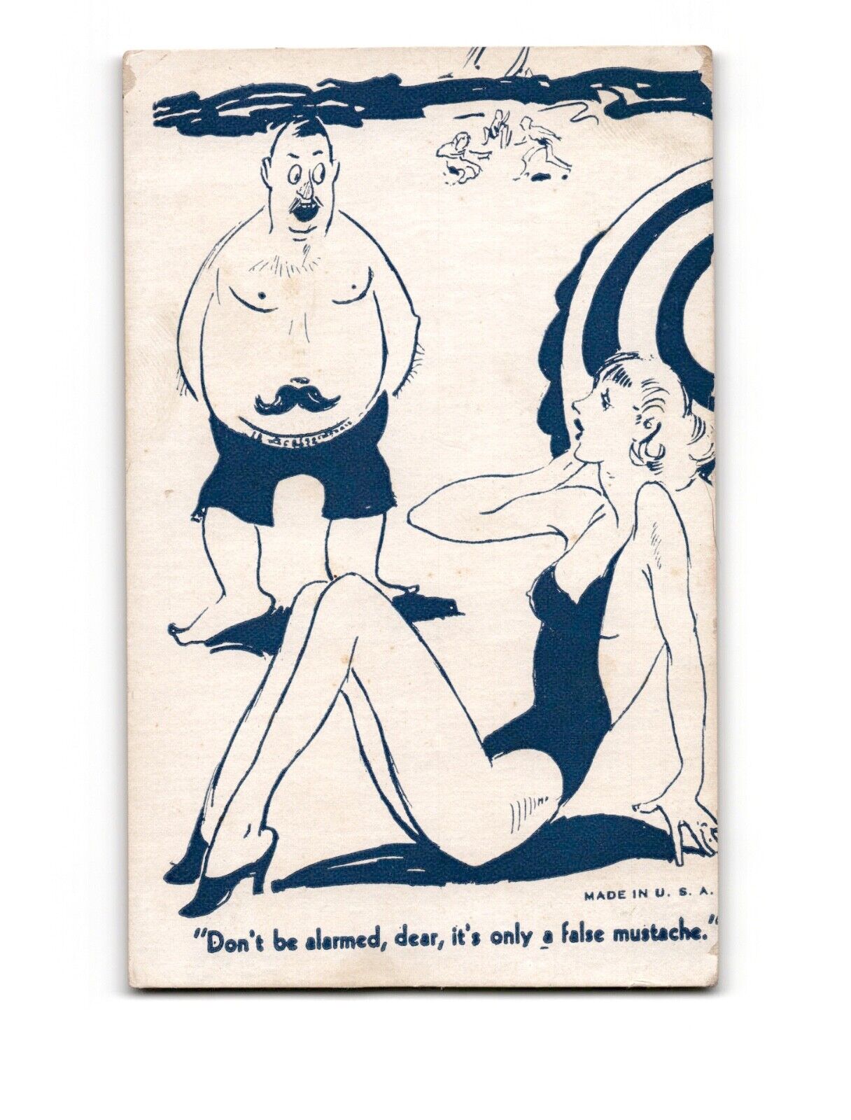 Vintage Comic Postcard - \