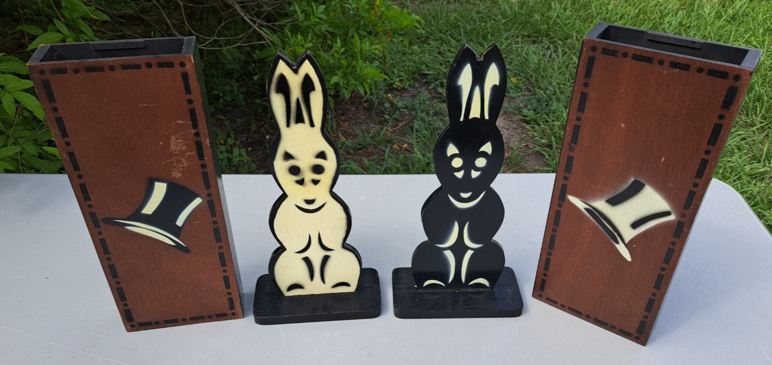 vintage Abbott's Magic Hippity Hop Rabbits 13.5