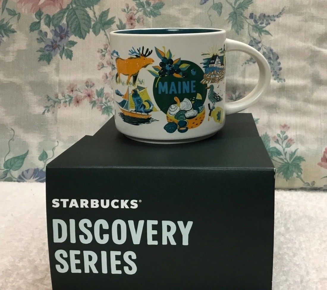 Starbucks 2024 Discovery Series 14oz Mug Maine New In Box Hard To Find
