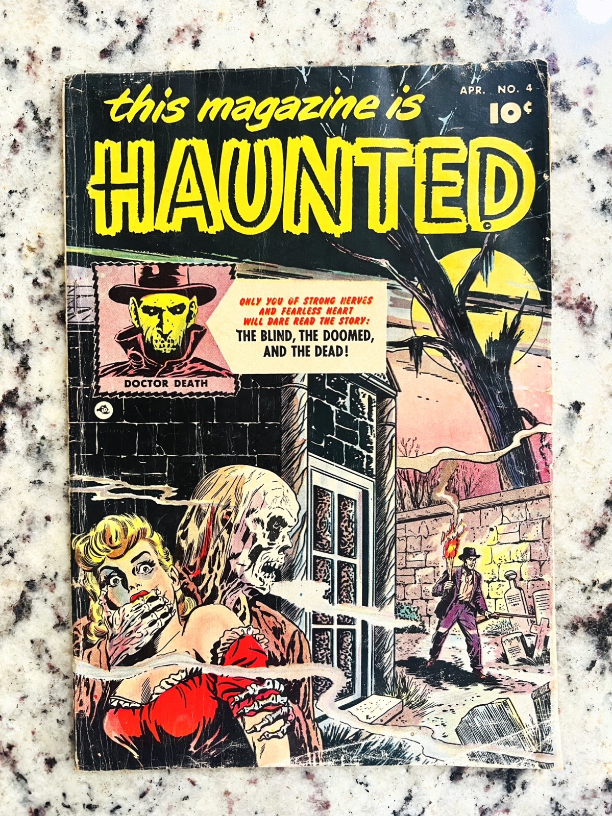 This Magazine Is Haunted #4 Apr 1952 Fawcett PCH precode horror comic dr death