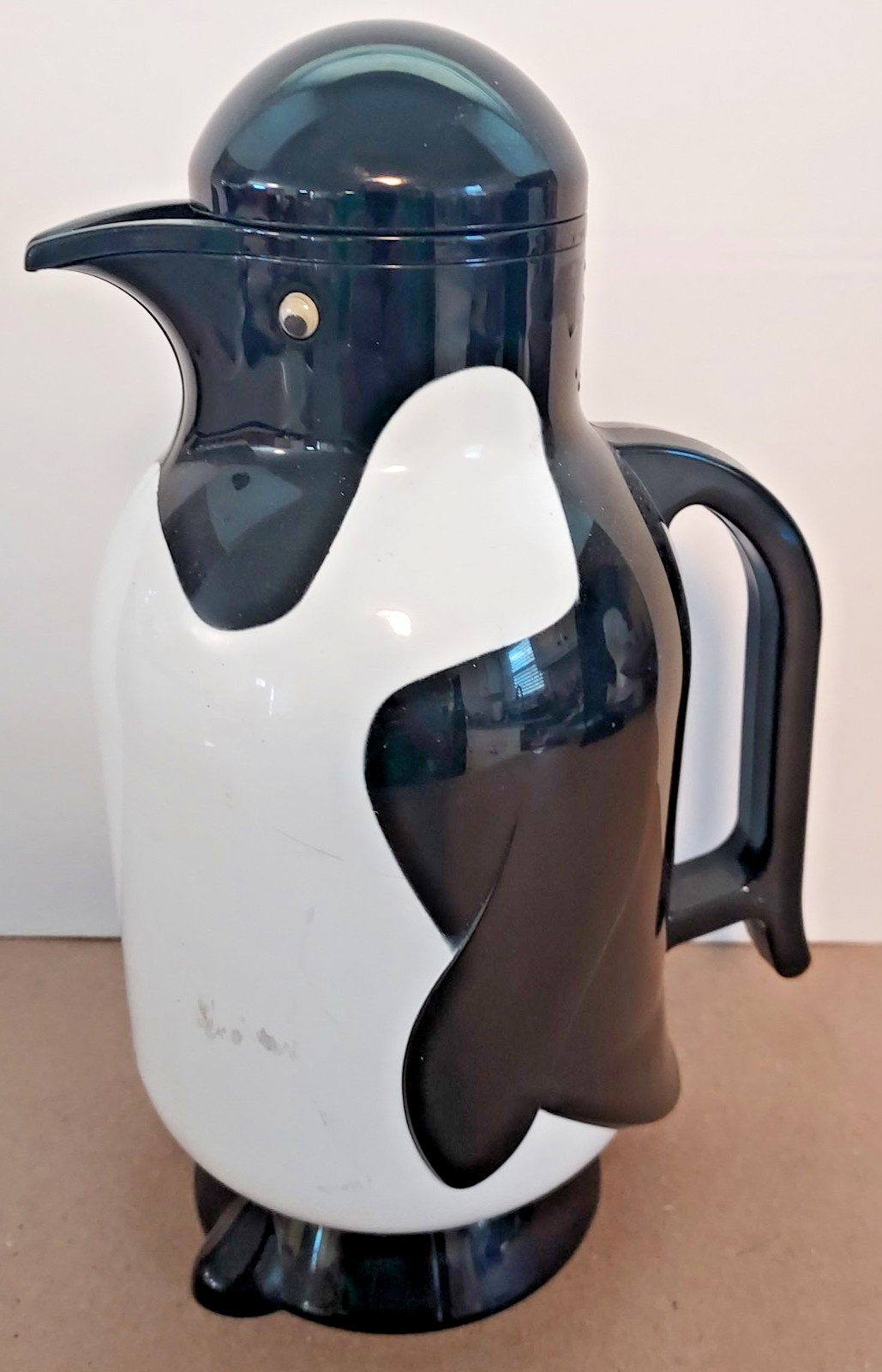 Penguin Thermos Vintage , Plastic , Metrokane  carafe Insulated 1980s