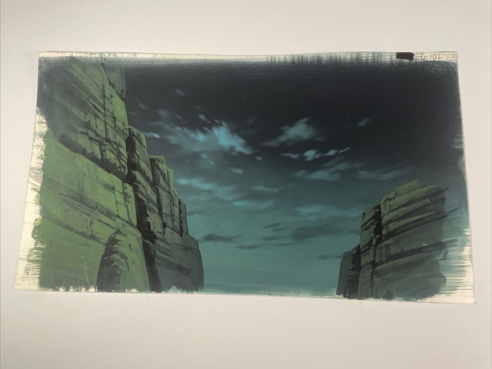 NARUTO SHIPPUDEN Anime Production Art Animation Cel BACKGROUND RARE Vintage I11