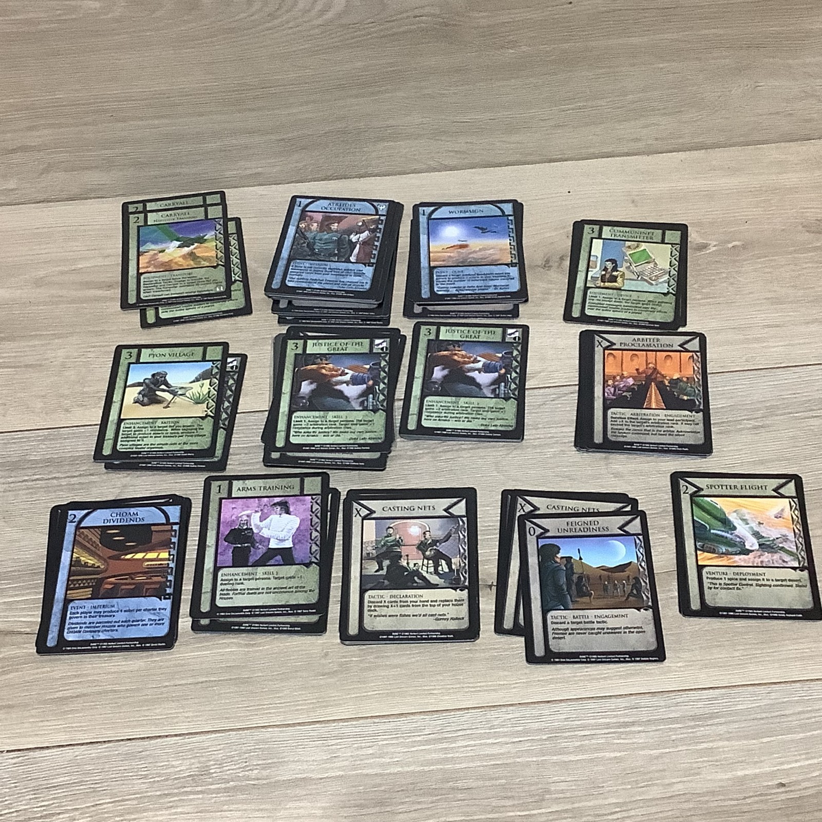 Vintage Dune Trading Cards -- Playing Cards - Large Quantity