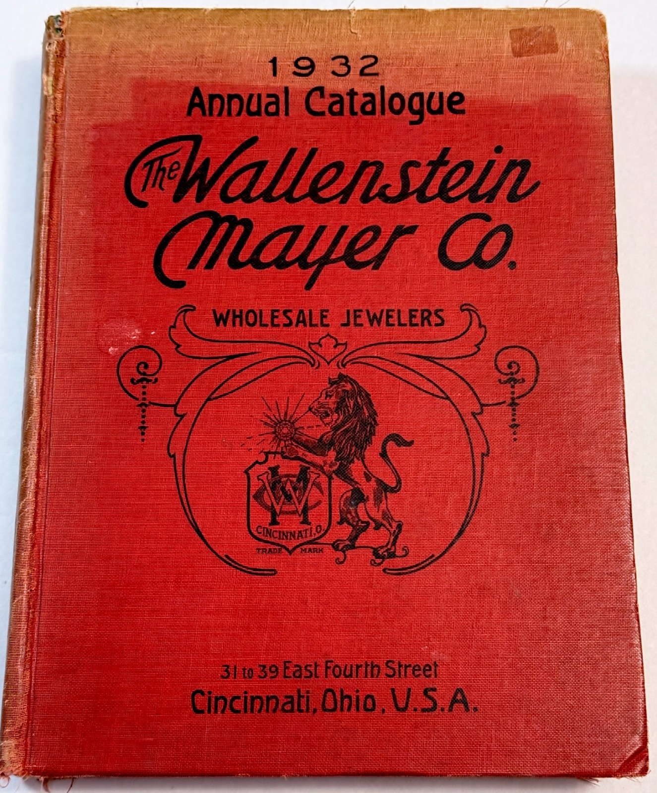 1932 Wallenstein Mayer Co Wholesale Jewelry Catalog Hamilton Watches, Art Deco