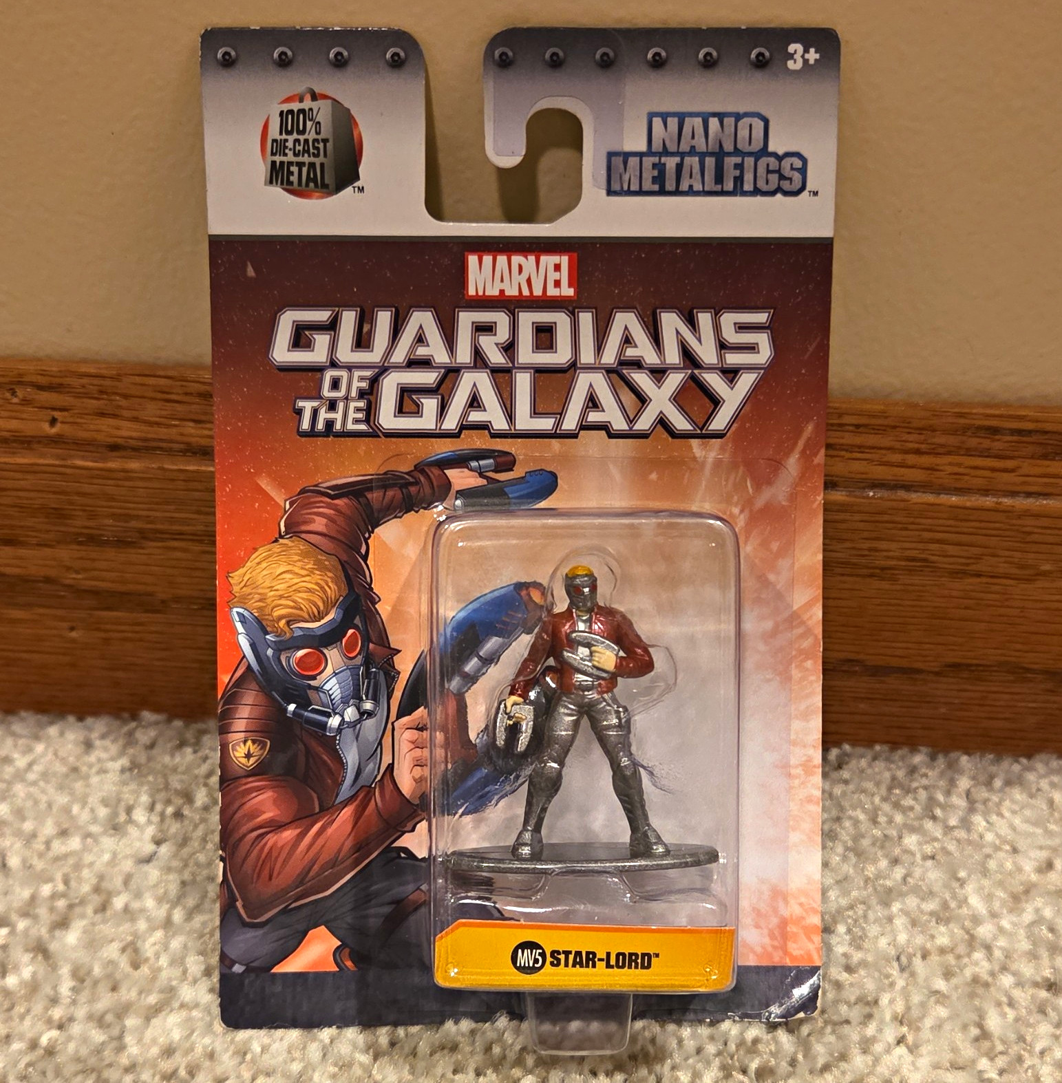 Jada Toys Nano Metalfigs Star-Lord Guardians Galaxy Metal Figurine Boxed 84435