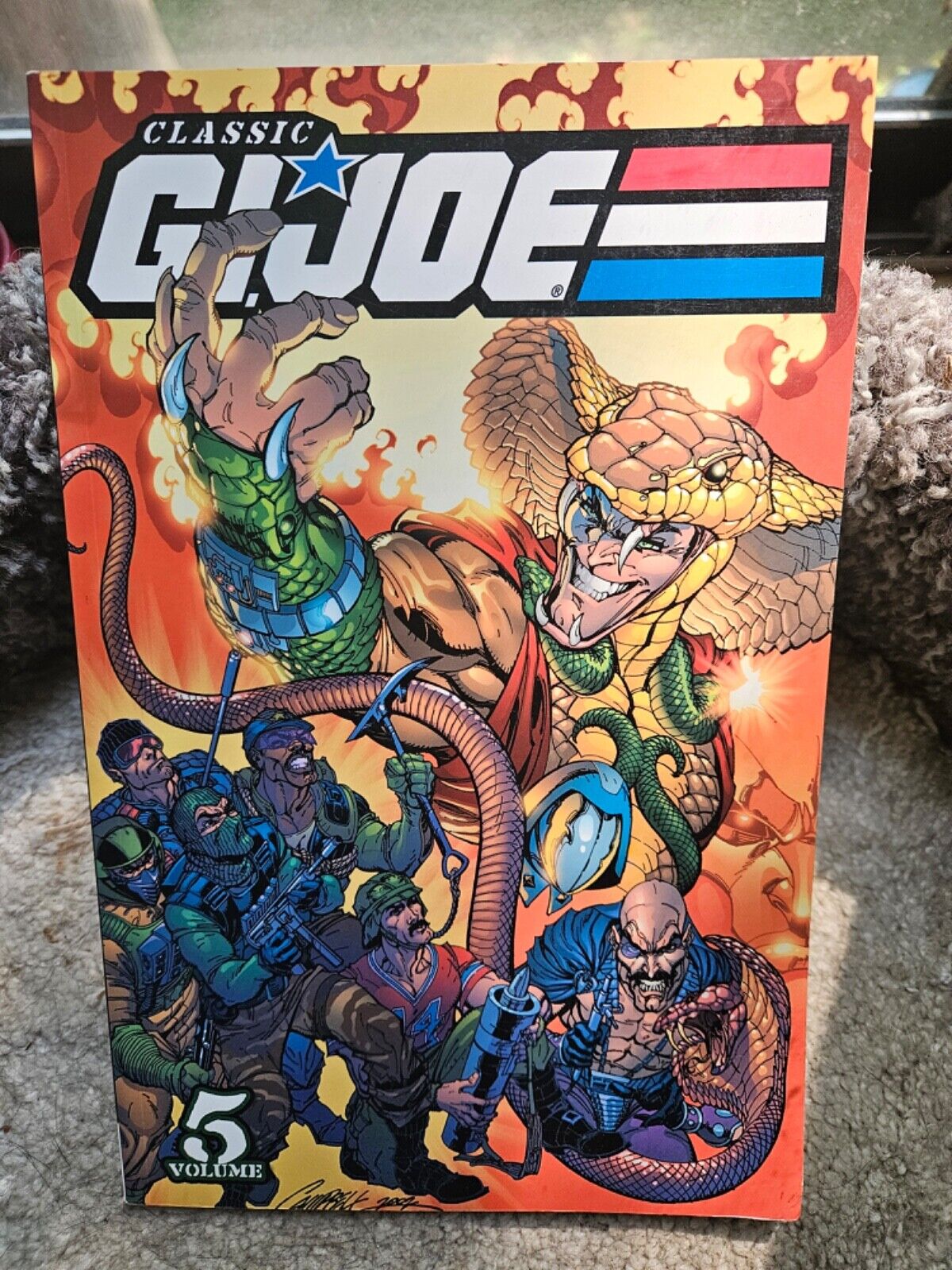 Classic G.I. Joe Vol. 5 (2010 IDW) Tpb Reprinting Marvel issues 41-50. 2nd Print
