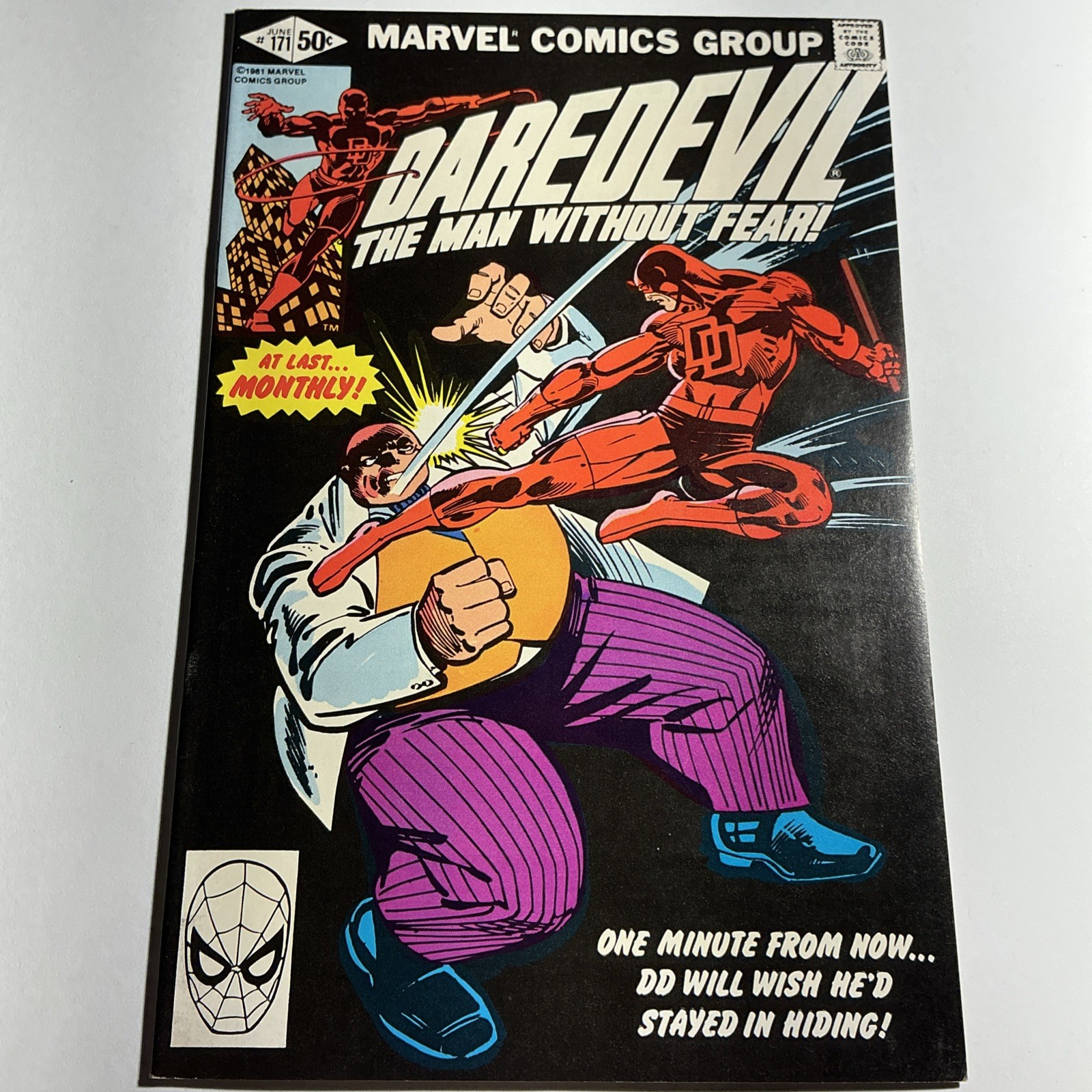 Daredevil #171 (Marvel Comics June 1981) VF Bronze Age Kingpin Cover Key Issue