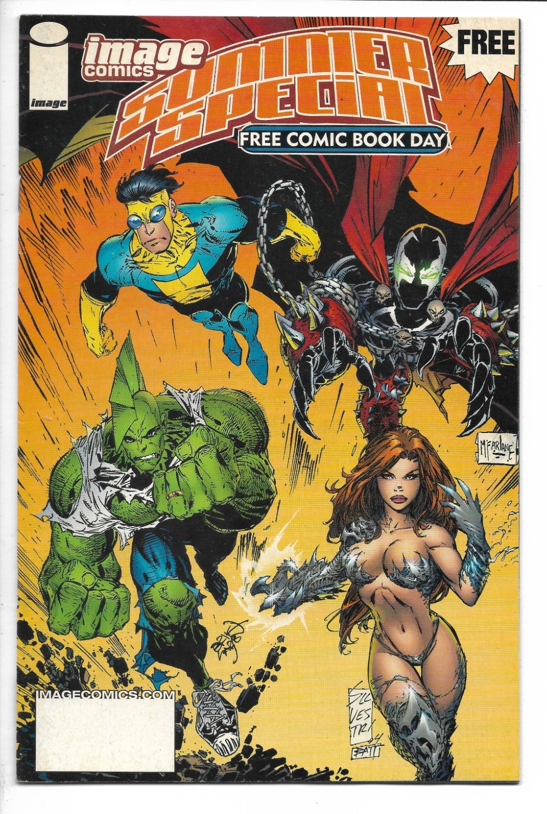 Image Comics Summer Special FCBD / Early Invincible / McFarlane Cover Art / 2004 Image Comics Summer Special FCBD / Early Invincible / McFarlane Cover Art / 2004