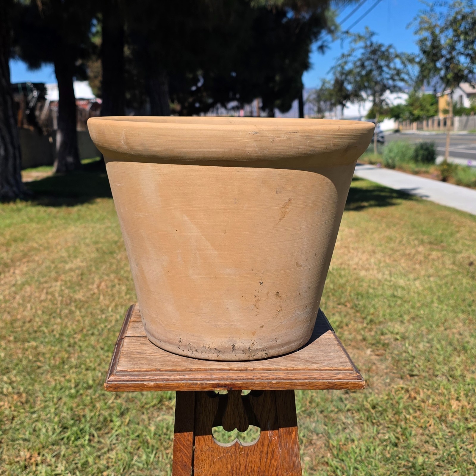 Vintage US Pottery Terracotta Planter 12\ Vintage US Pottery Terracotta Planter 12\