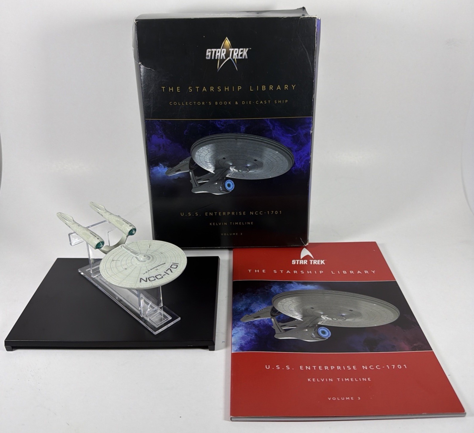 Star Trek Book & Die-cast U.S.S. Enterprise NCG-1701 - Kelvin Timeline - Vol 3