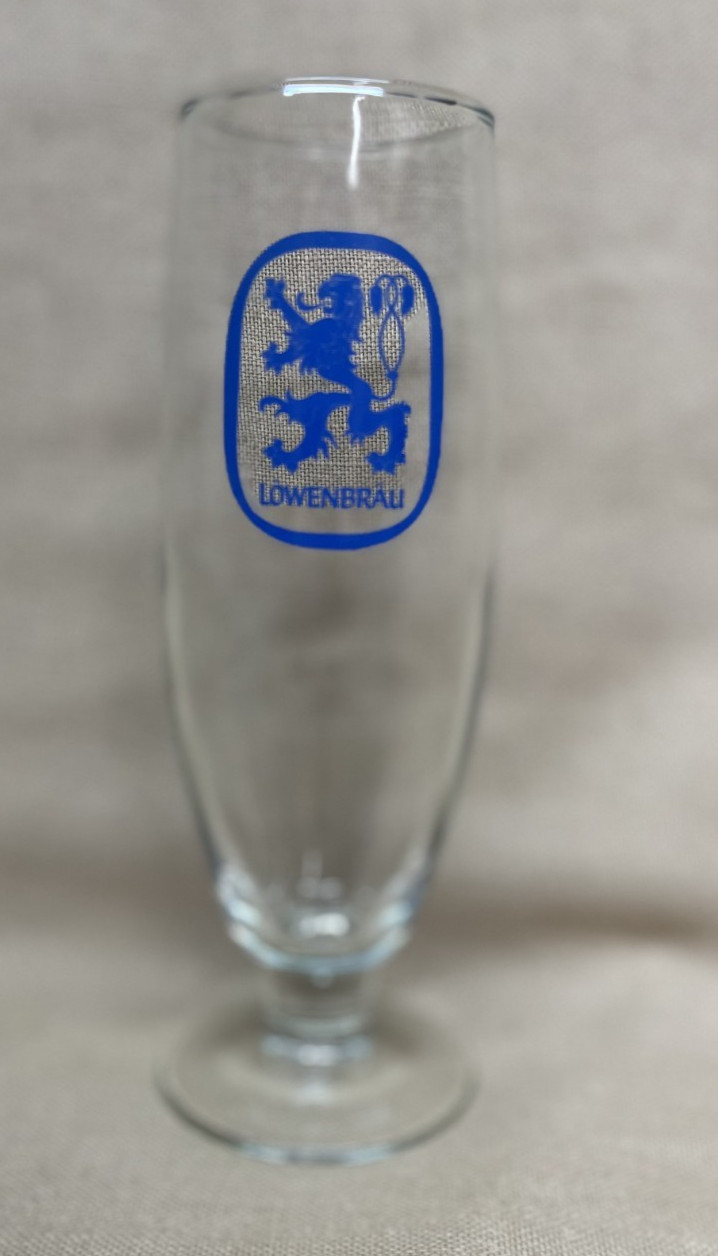 Vintage Lowenbrau Beer Glass Nice