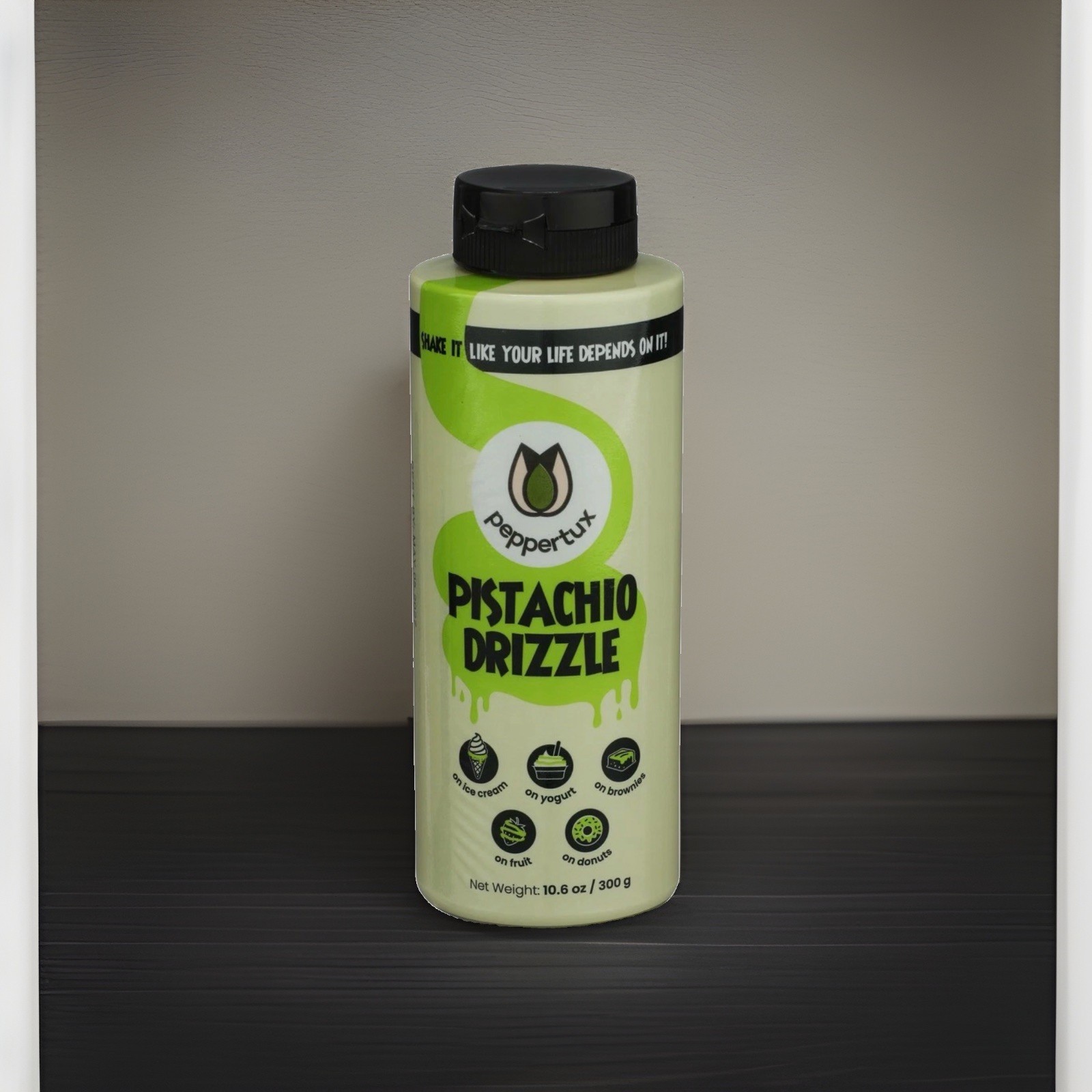 Peppertux Pistachio Drizzle 10.6 Oz Pack Of 6