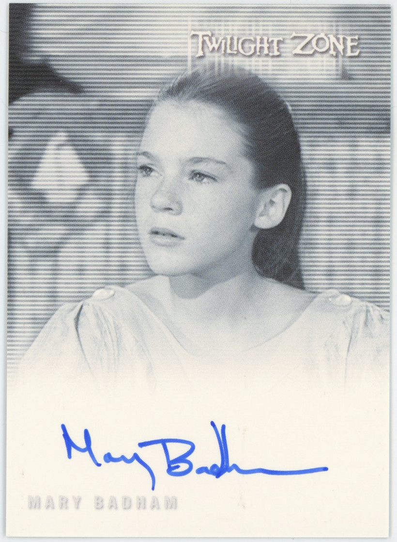 Mary Badham 2009 Rittenhouse Twilight Zone Sport Sharewood A-116 Auto 25859