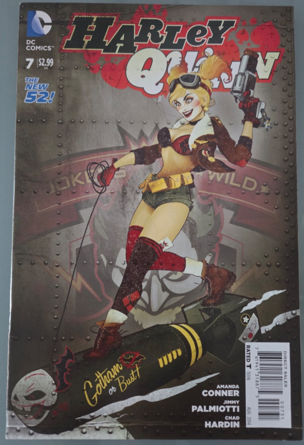 HARLEY QUINN SET OF 16 ISSUES (2014) DC 52 COMICS VARIANTS BOMBSHELL PINUP #7