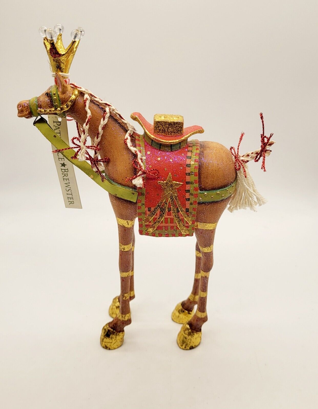 Mackenzie-Childs by Patience Brewster We Three Kings Horse Figurine with Tag