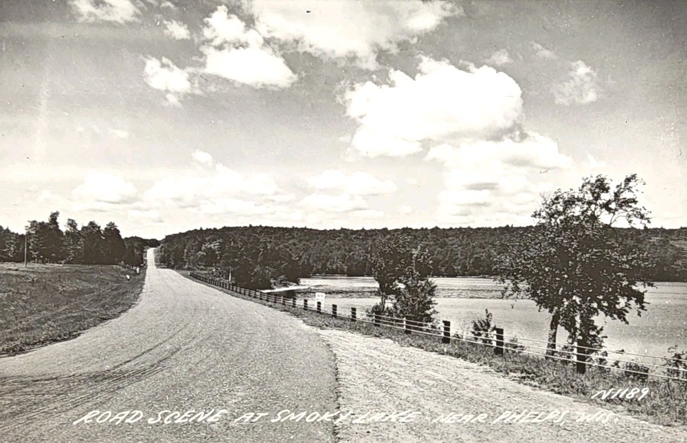 1950\'s RPPC - Scene Of Smokey Lake Near Phelps, Wisconsin ~ #-10321