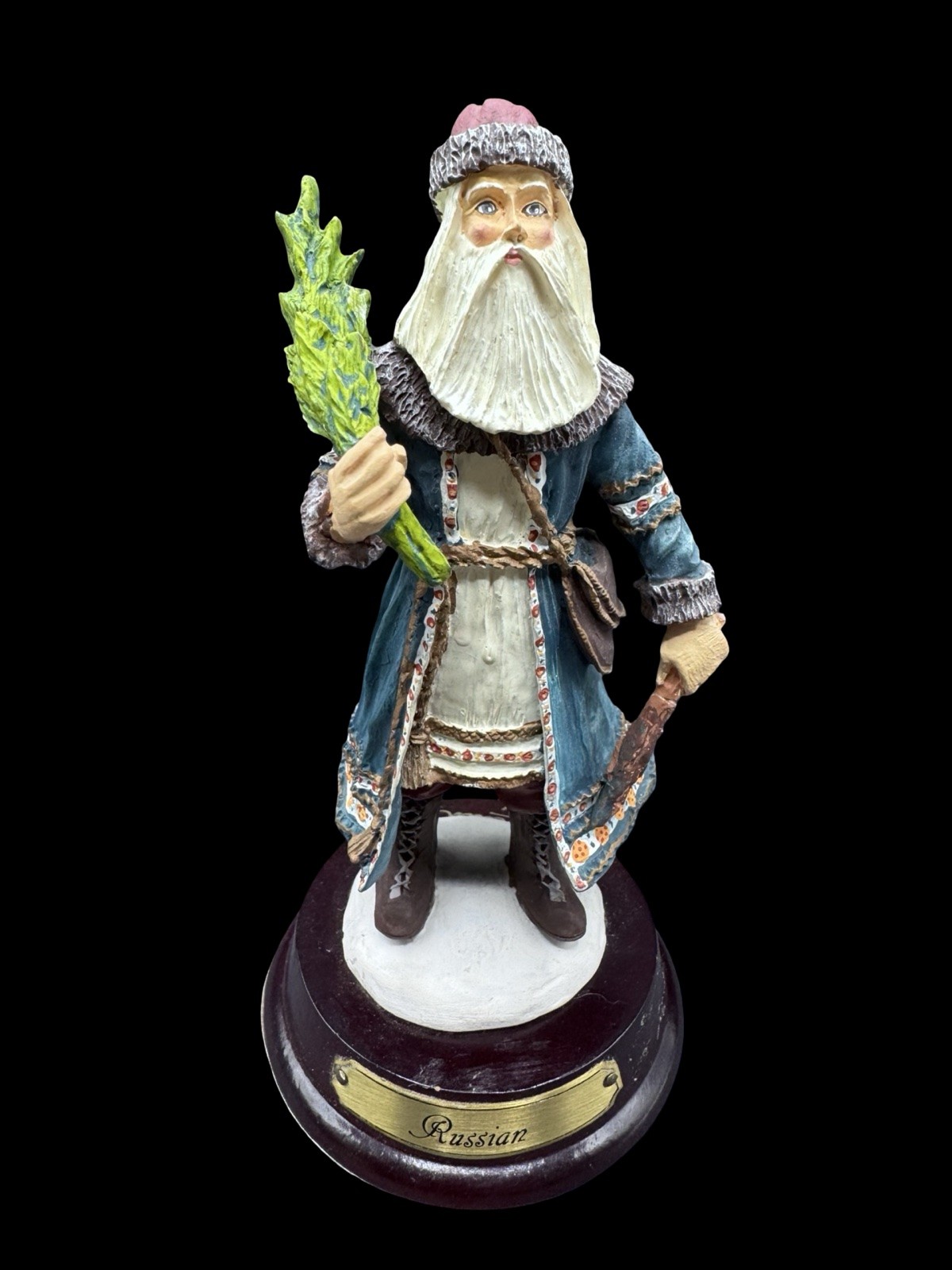 Duncan Royale Russian Santa Claus Miniature Figurine 1988 Collectors Ed Duncan Royale Russian Santa Claus Miniature Figurine 1988 Collectors Ed