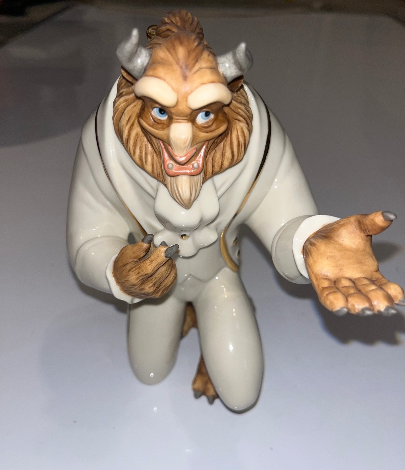 Lenox Disney Beauty and the Beast “My Hand, My Heart” Figurine 7.25”