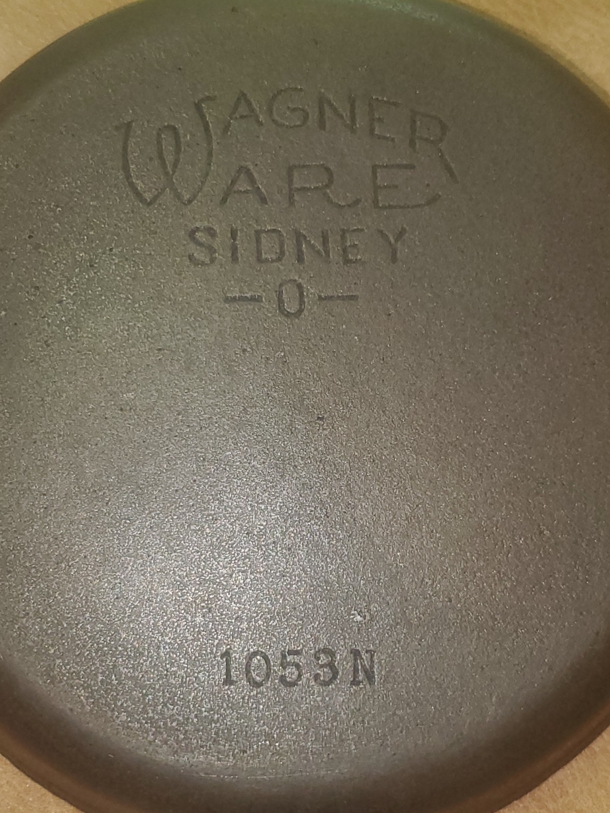 Vintage (1935 - 1959)  Wagner Ware Sidney - O - #3 Cast Iron Skillet 1053N