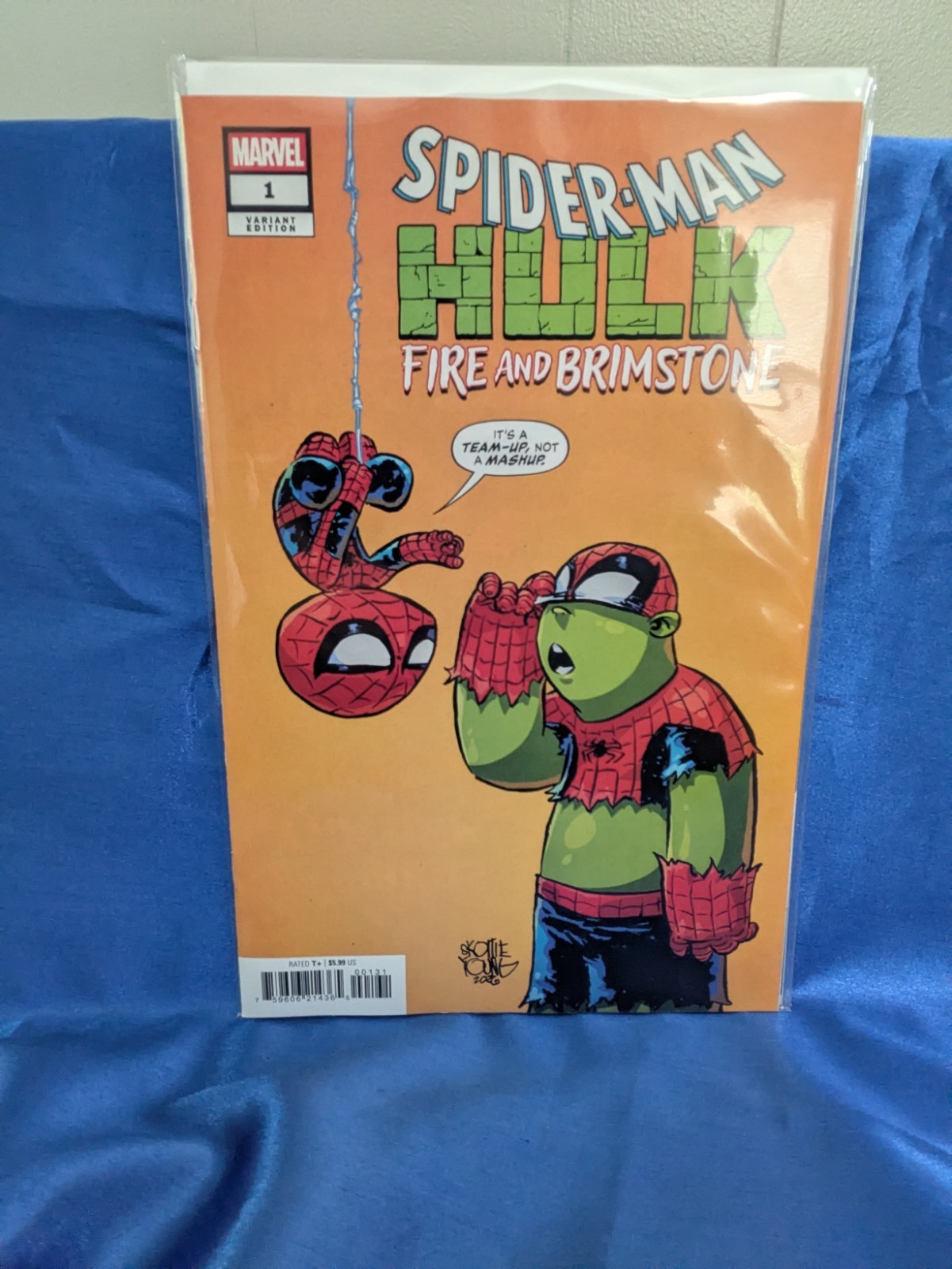 Spider-Man/Hulk: Fire And Brimstone #1 Skottie Young Variant