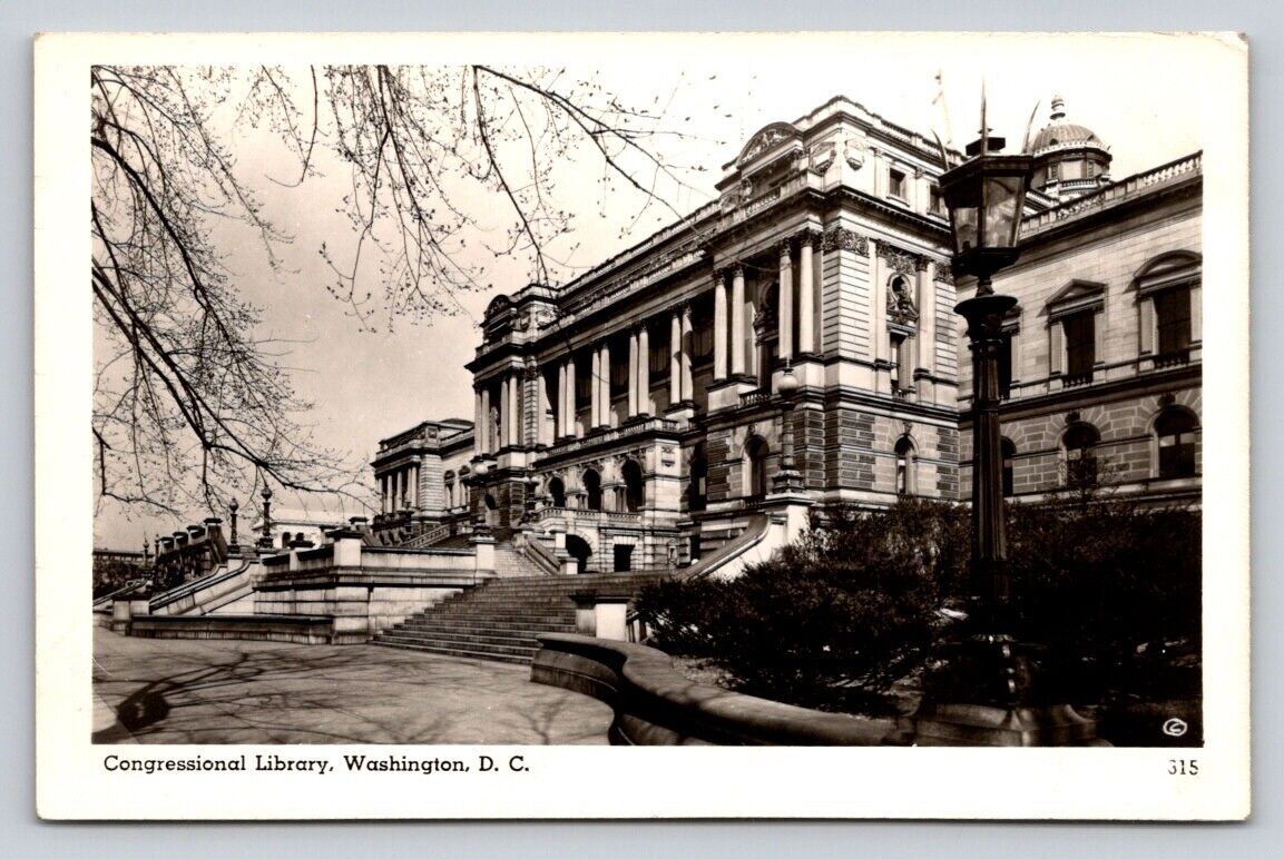 RPPC Congressional Library Washington DC Real Photo P681