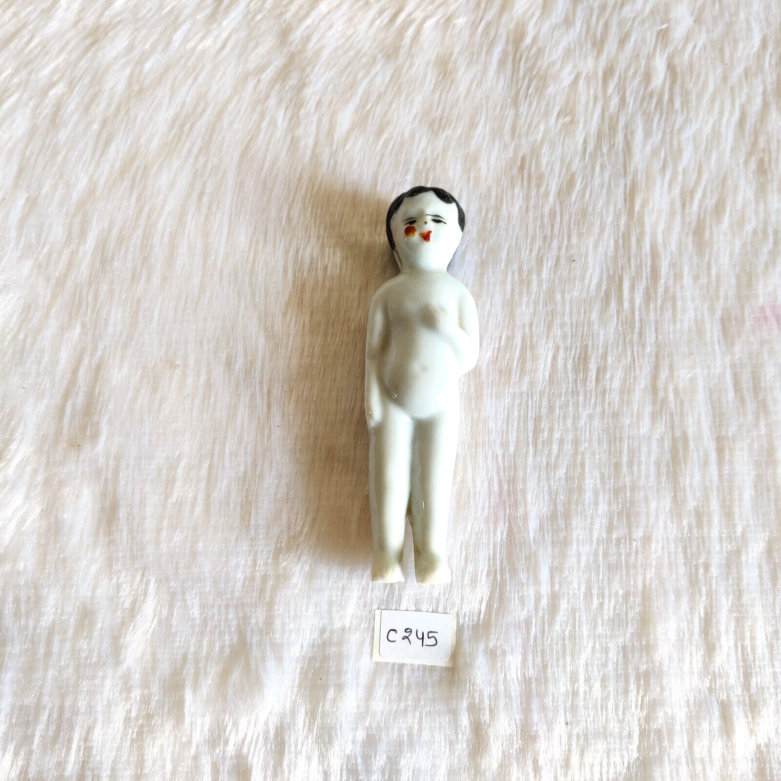 Antique Frozen Charlotte Porcelain Doll Japan Decorative Collectible C245