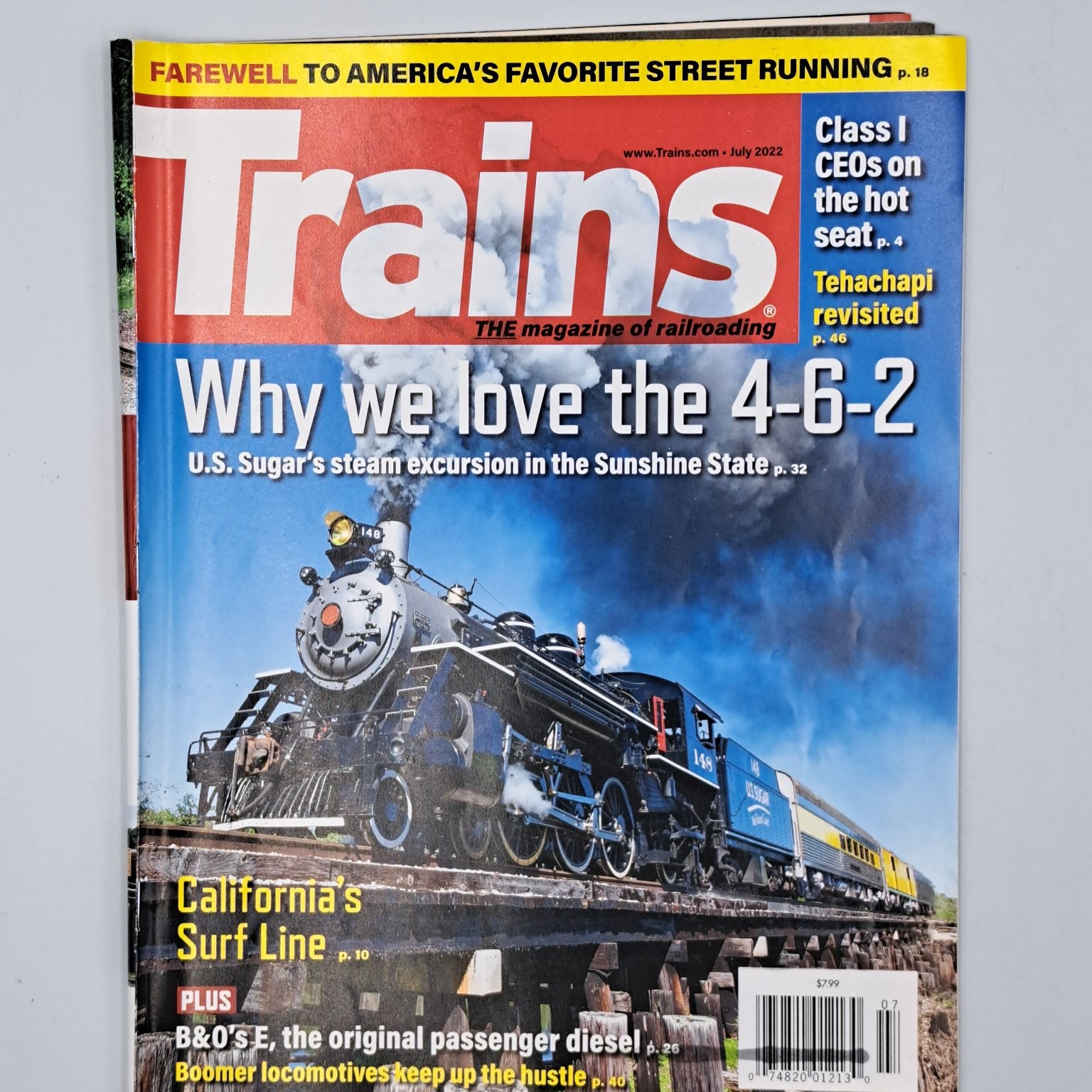 Trains Magazine July 2022 Why We Love The 4-6-2 Railroadiana Steam Trains Magazine July 2022 Why We Love The 4-6-2 Railroadiana Steam