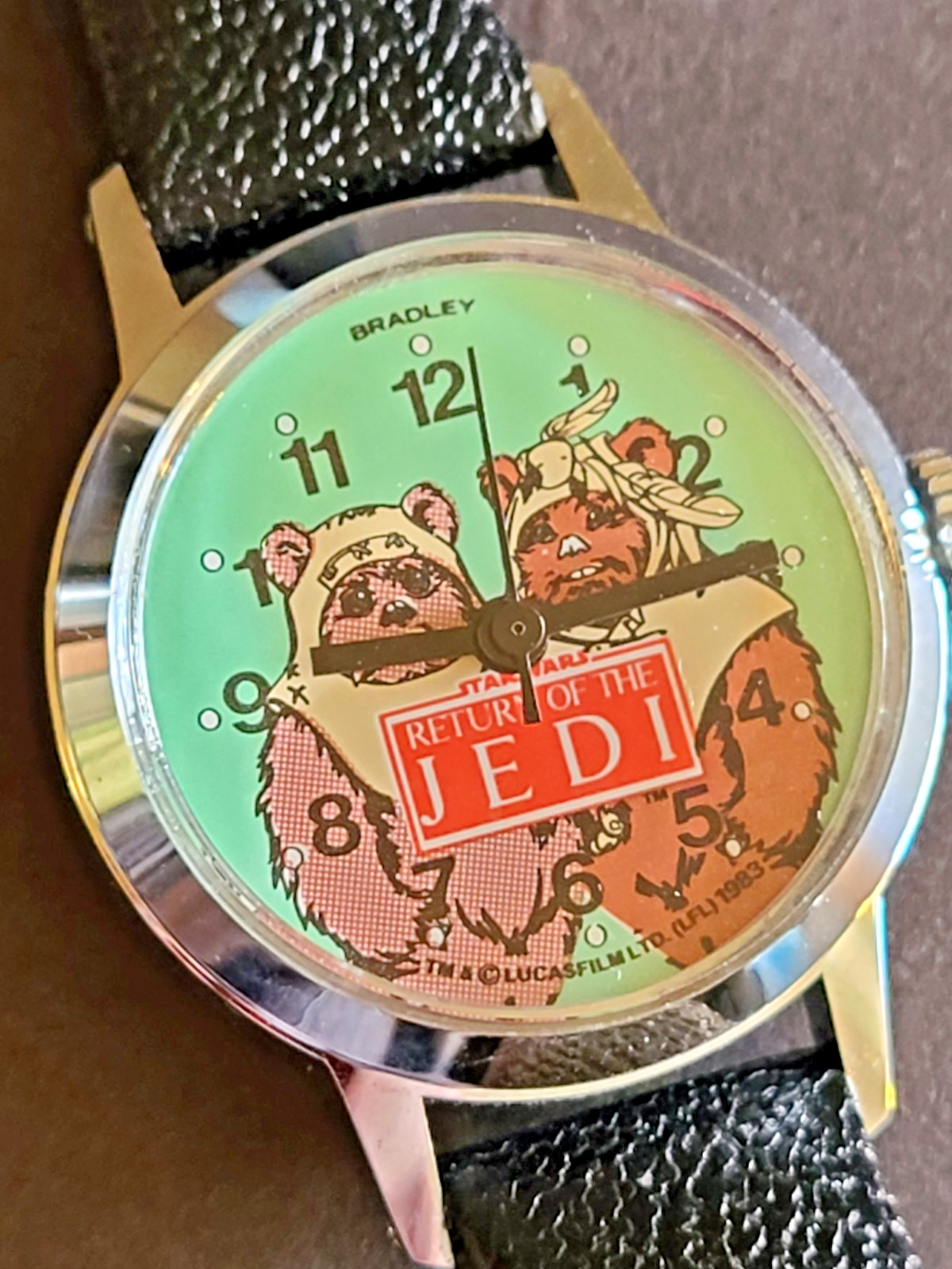 Bradley Star Wars Windup Watch The Return of the Jedi UNUSED, MINT, Runs