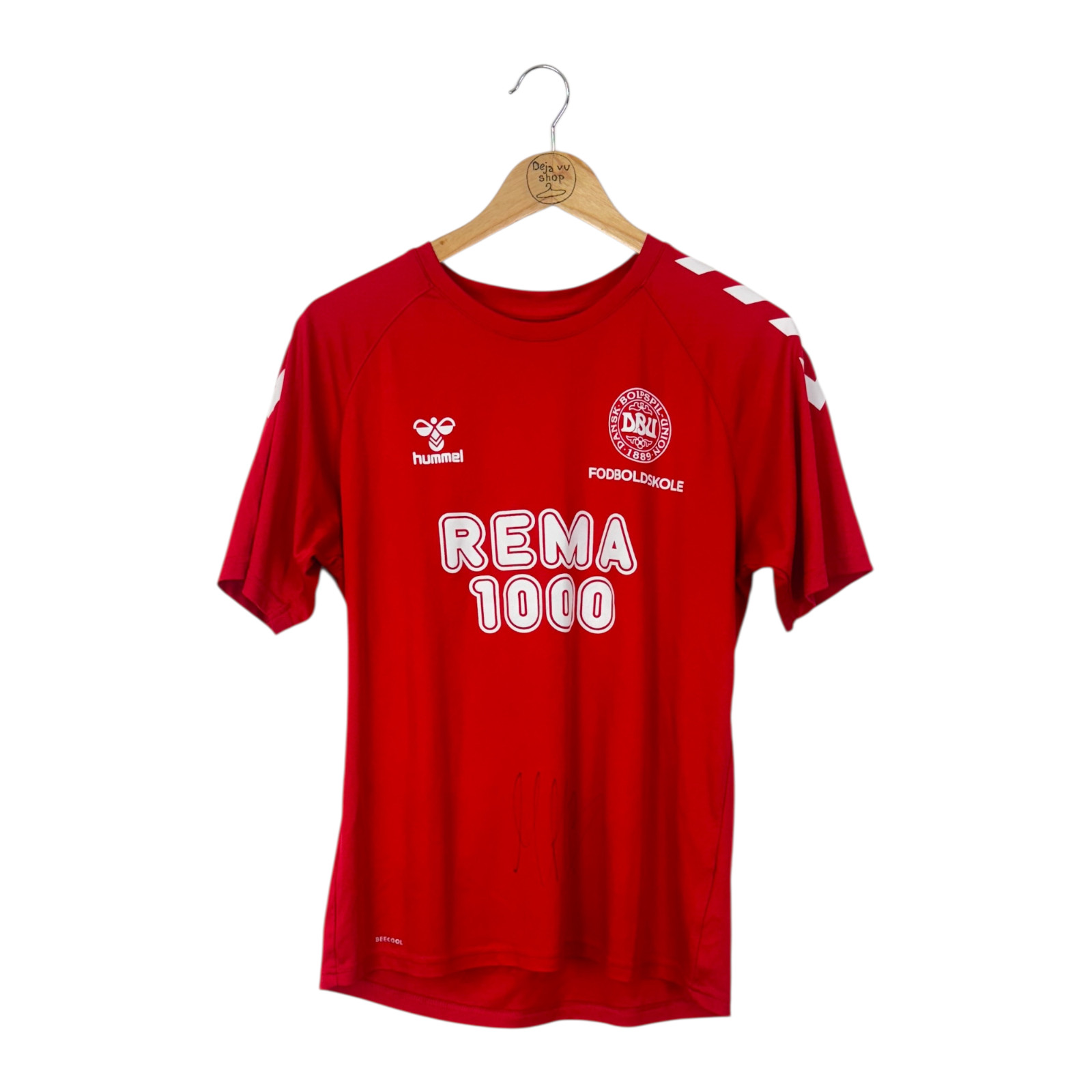 Hummel Denmark Training Soccer Signature T-Shirt Size M