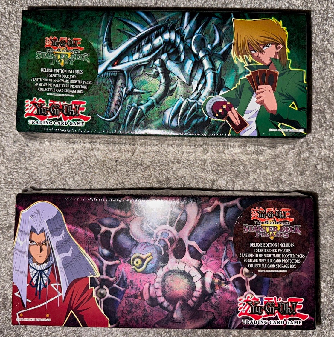 Yu-Gi-Oh Unopened Joey & Pegasus Starter Deck Deluxe Edition TCG Bundle