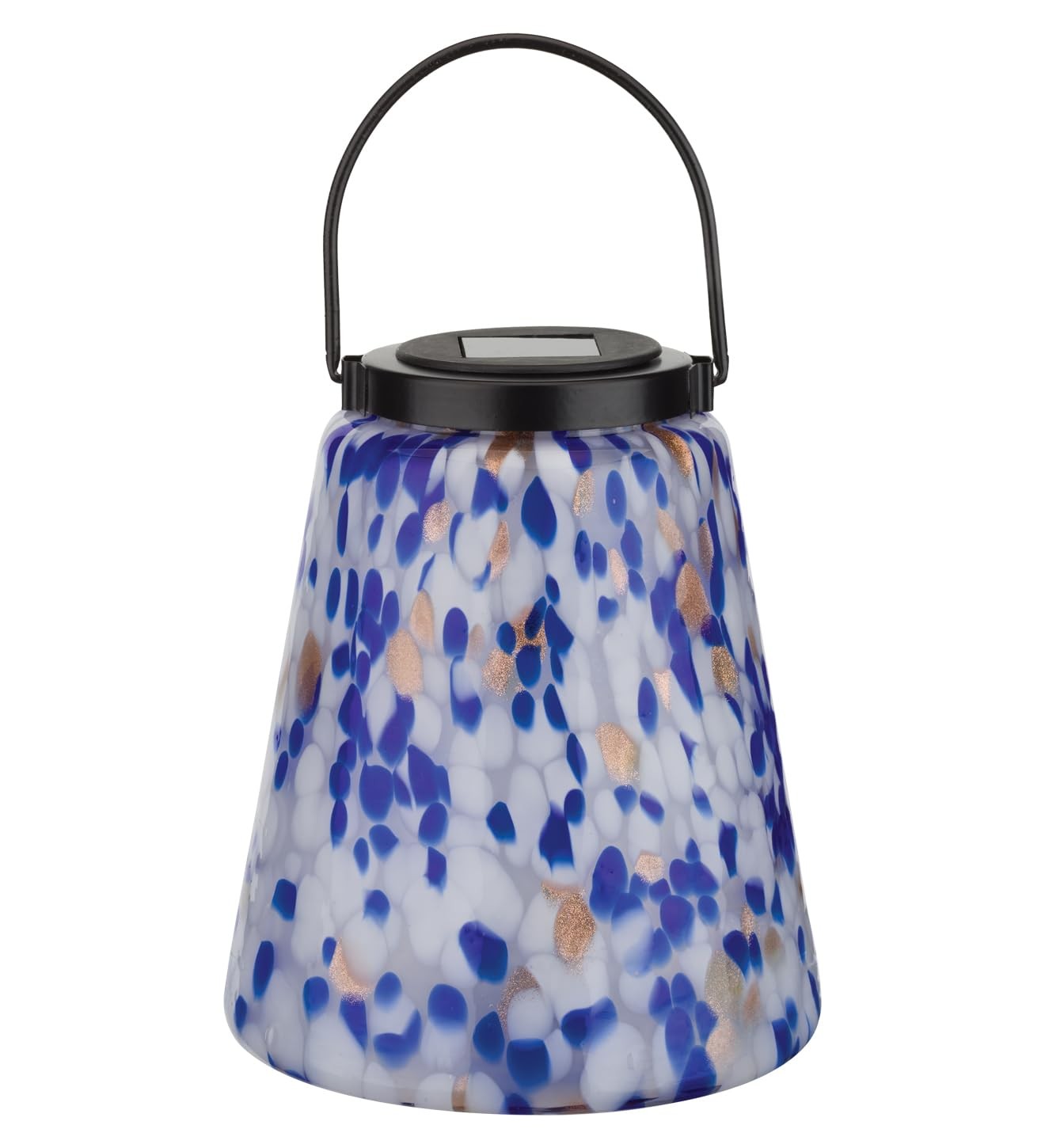 Regal Art & Gift Murano Solar Lantern, White, Glass, Home and Outdoor Décor Regal Art & Gift Murano Solar Lantern, White, Glass, Home and Outdoor Décor