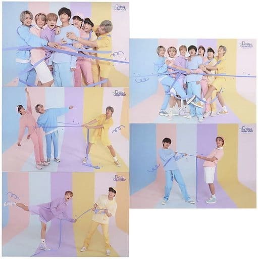 BTS Postcard Set 5pcs 8th Anniversary Celebration Japan Used Japan