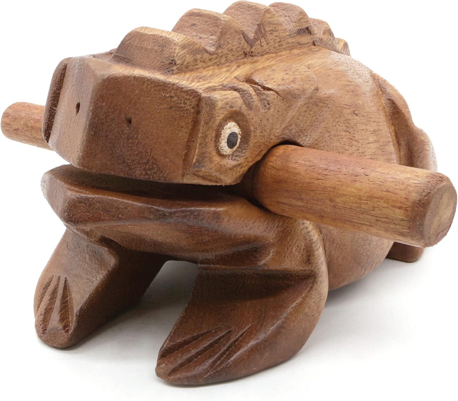 5-Inch Handcrafted Wooden Frog Rasp - Unique Musical Gift for Kids & Adults