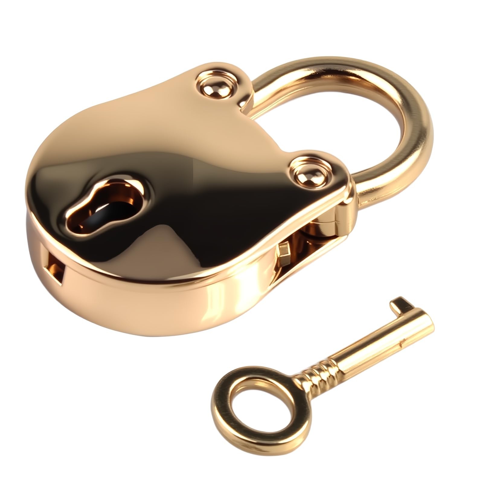 Candado con llave de oso pequeño estilo antiguo, cerradura de llave pequeña Candado con llave de oso pequeño estilo antiguo, cerradura de llave pequeña