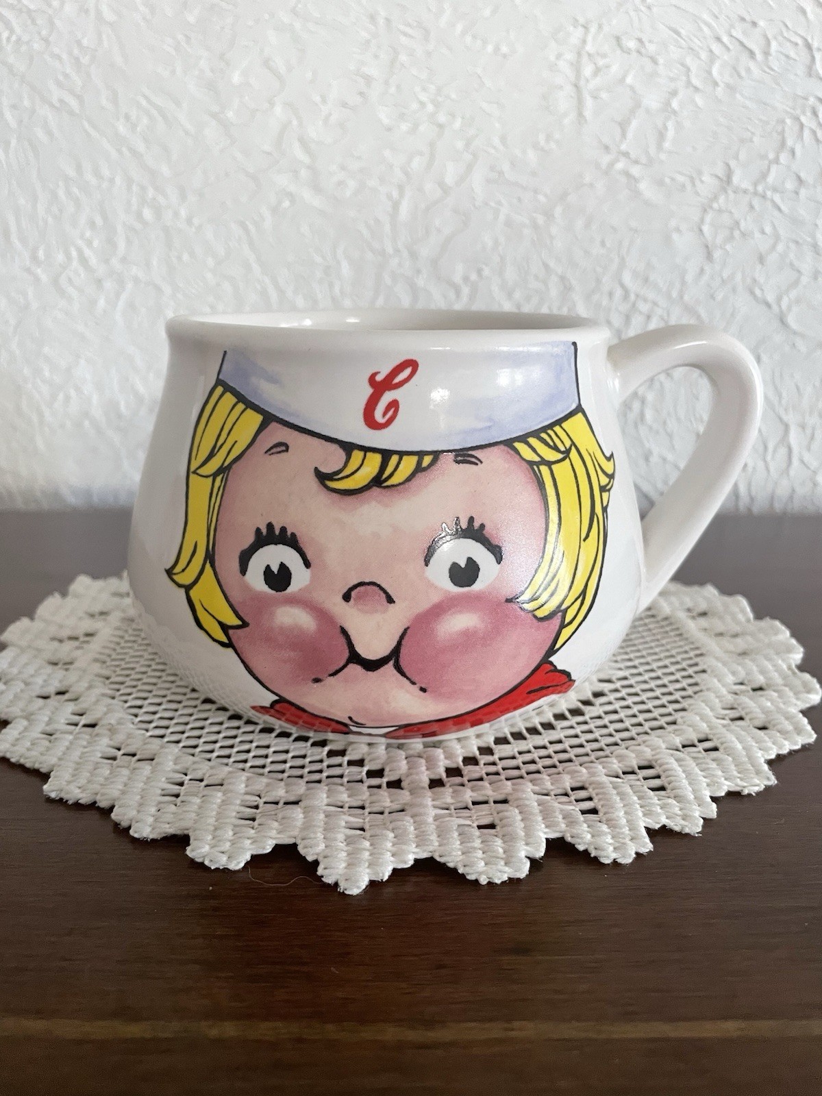Vintage 1998 Campbell\'s Soup Kid Ceramic Mug