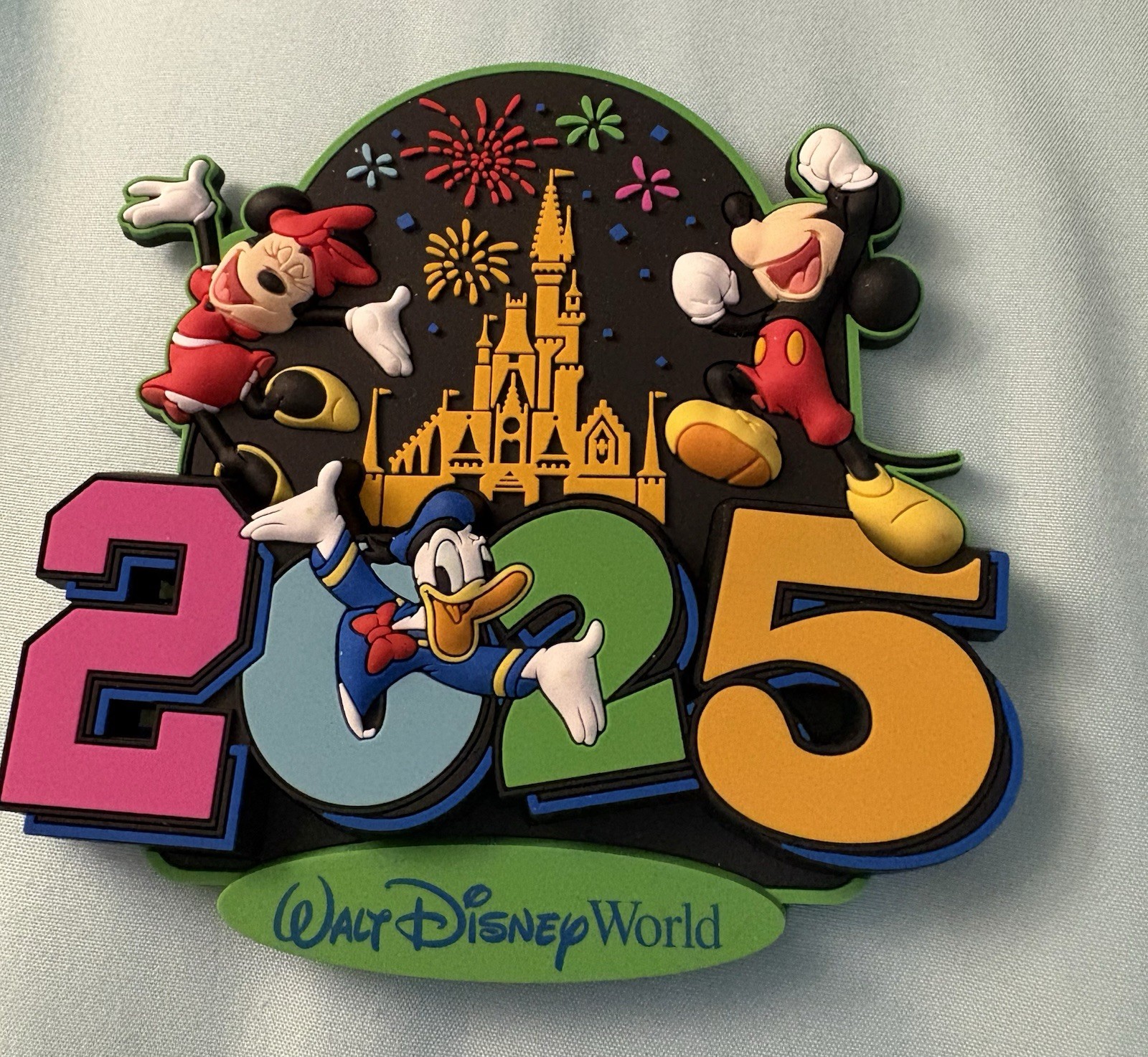 Disney Parks Mickey Mouse 2025  Walt Disney World WDW Fridge Magnet NEW