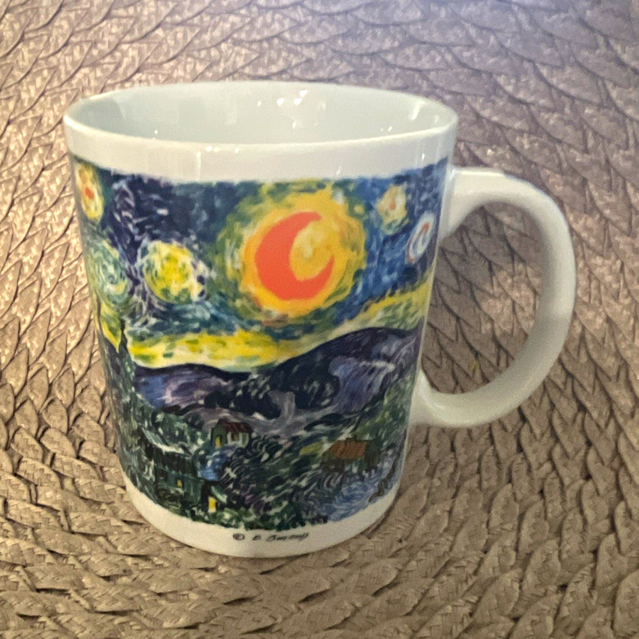 Chaleur Masters Collection Starry Night Art Ceramic Coffee Mug 12 oz 1997