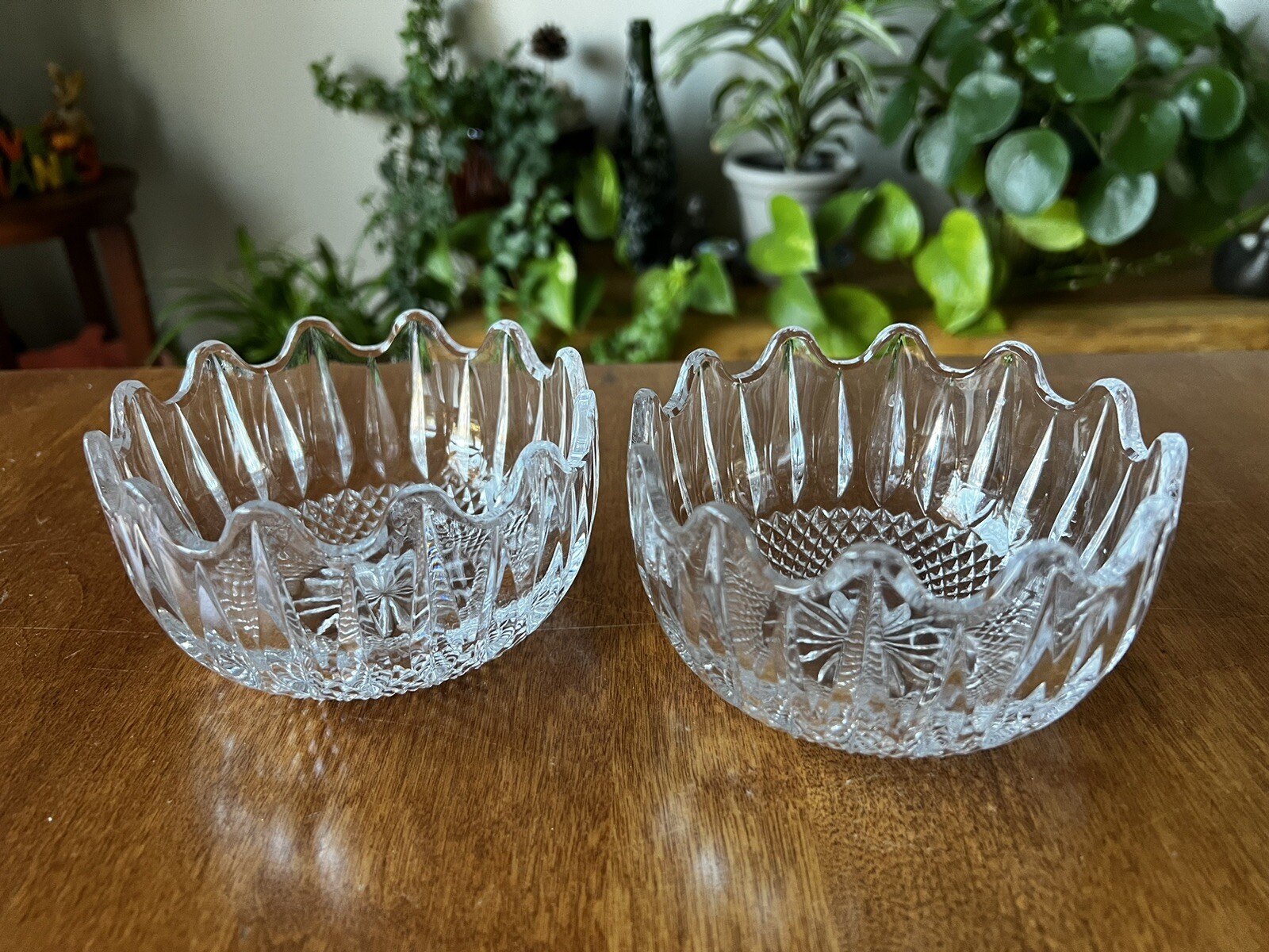 Crystal Candy or  Relish Bowls Vintage