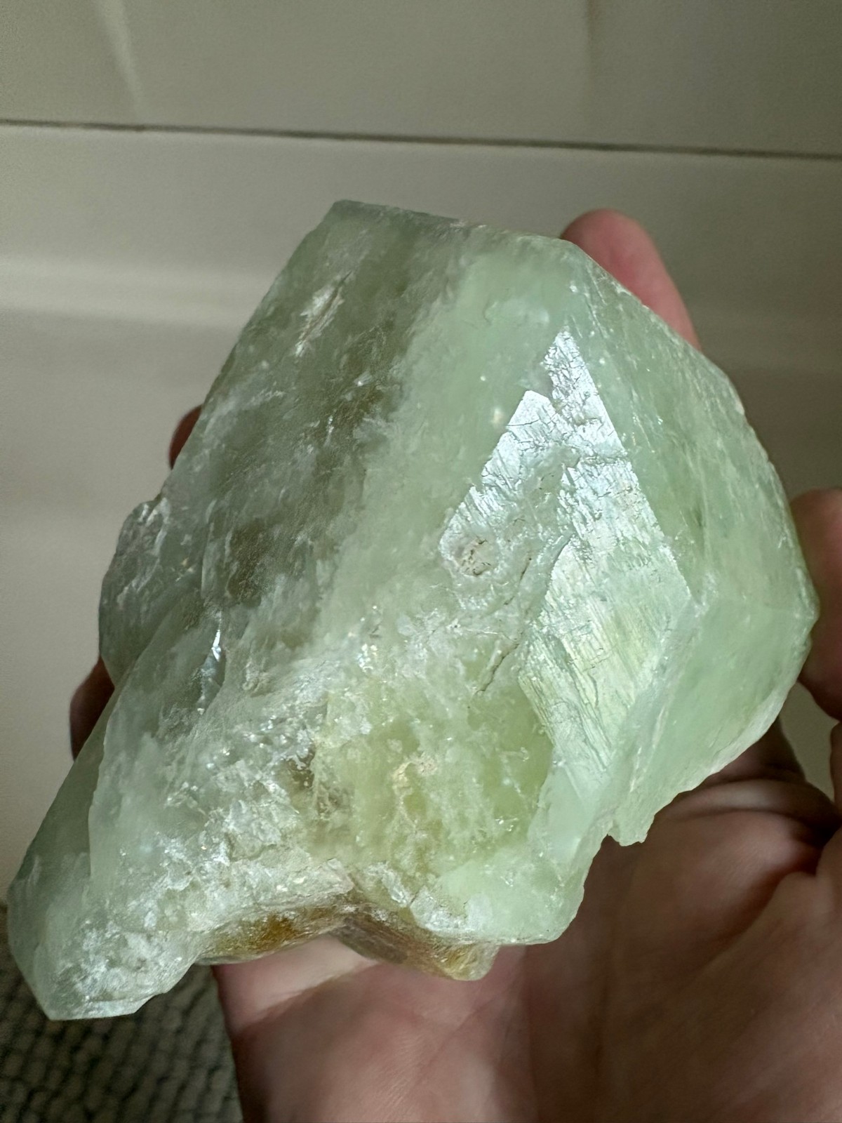 Datolite, large crystal, Bor Pit, dalnegorsk, East Russia