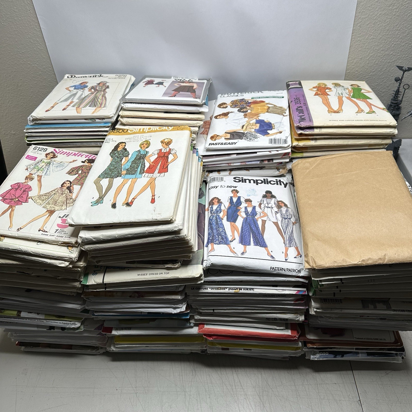 250 Vintage Simplicity Mccalls Vogue Butterick Sewing Patterns - AS IS