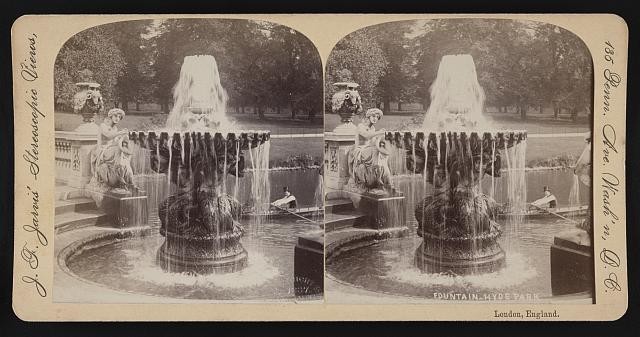 Photo:Fountain-Hyde Park, London, England